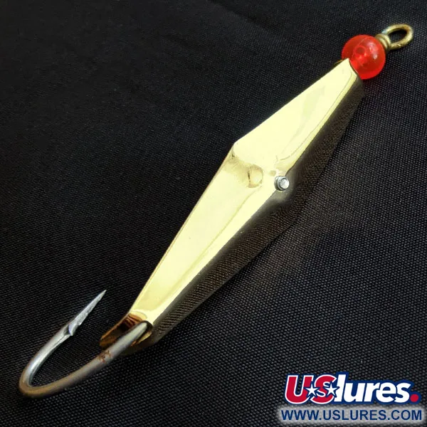 Vintage  James E. Clark  Clark Spoon, 1/4oz gold fishing spoon #18817