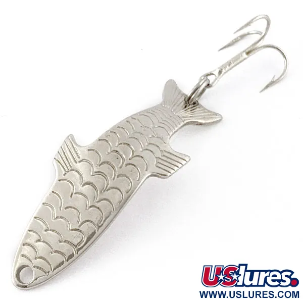 Vintage   Acme Phoebe, 1/8oz nickel fishing spoon #18818