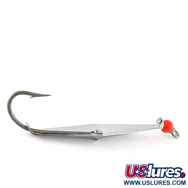 Vintage   James E. Clark Spoon #2, 2/5oz nickel fishing spoon #18866