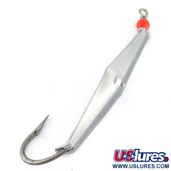 Vintage   James E. Clark Spoon #2, 2/5oz nickel fishing spoon #18866