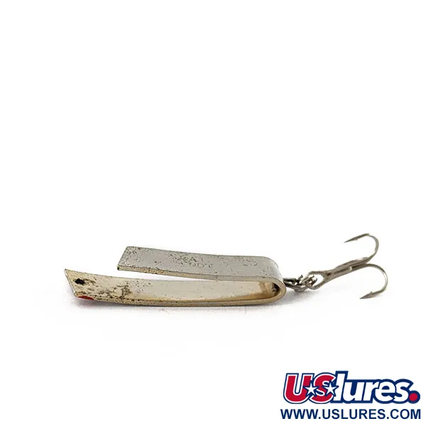 Vintage   South Bend Super-Duper 503, 1/8oz nickel/gold/red fishing spoon #18868