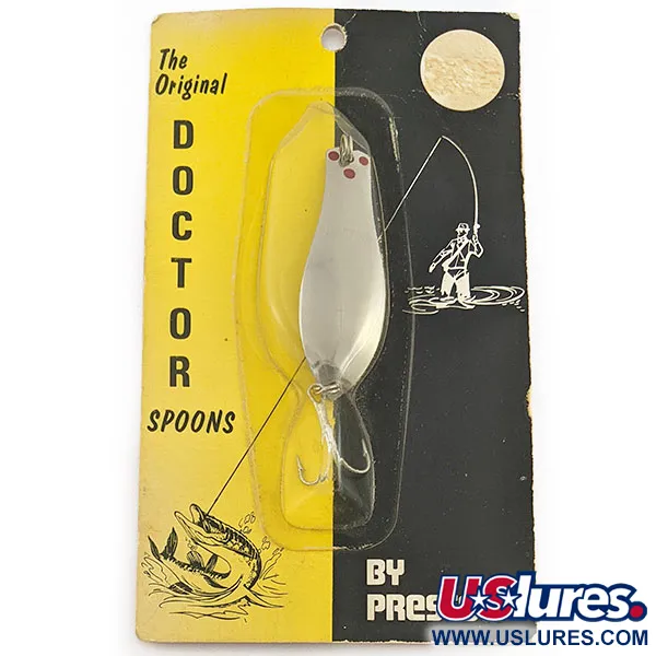  Prescott Spinner The original Doctor Spoon 265, 1/3oz nickel fishing spoon #18889