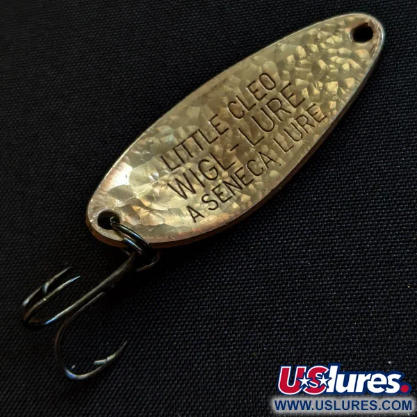 Vintage  Seneca Little Cleo Crystal, 1/4oz Crystal fishing spoon #18918