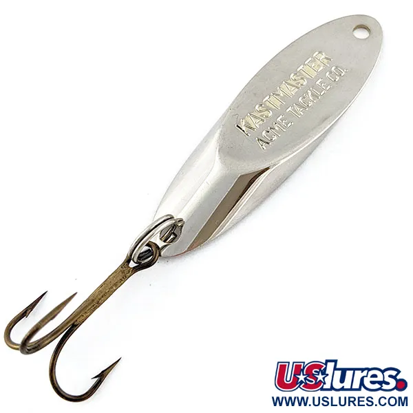 Vintage  Acme Kastmaster, 3/8oz nickel fishing spoon #18928