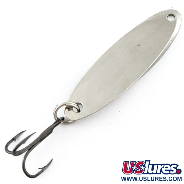 Vintage  Acme Kastmaster, 1/4oz nickel/blue fishing spoon #18929