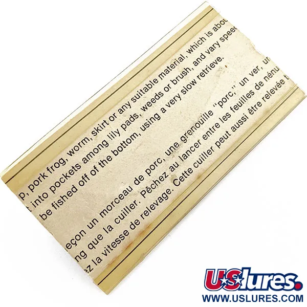 Vintage   Johnson Silver Minnow (1960s), 2/5oz silver fishing spoon #18940