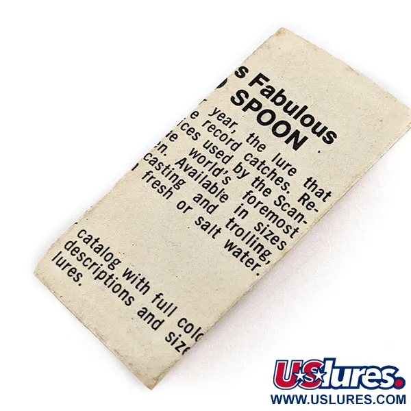  Acme Kastmaster, 3/32oz nickel/orange fishing spoon #18947