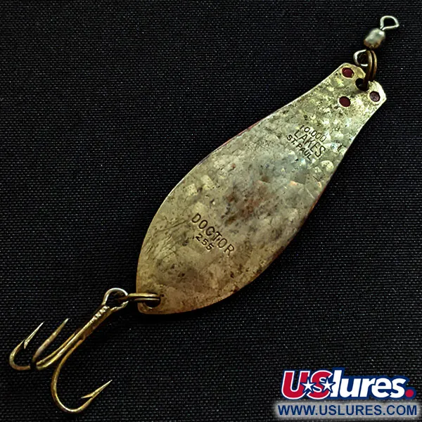 Vintage  Prescott Spinner Little Doctor 255 Crystal​, 1/4oz Crystal fishing spoon #18961