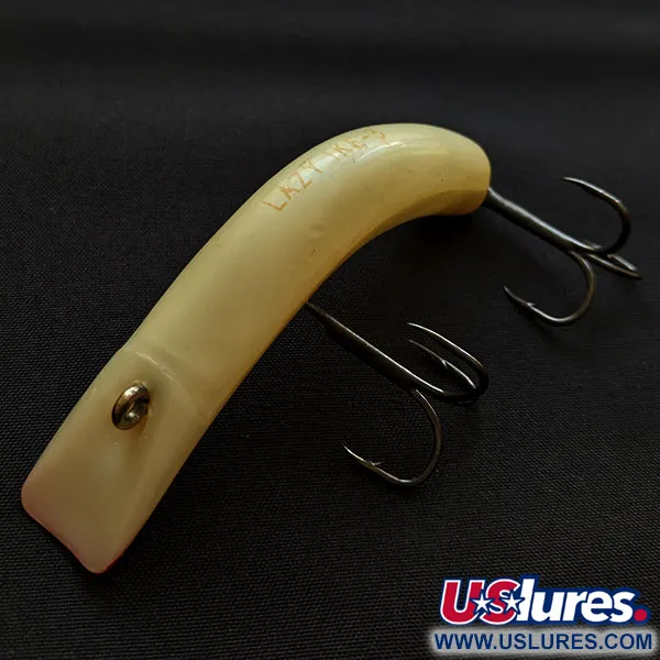Vintage   Lazy Ike 3, 1/4oz Pearl fishing lure #18992