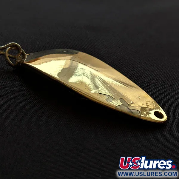 Vintage   Acme Little Cleo, 2/5oz gold fishing spoon #19007