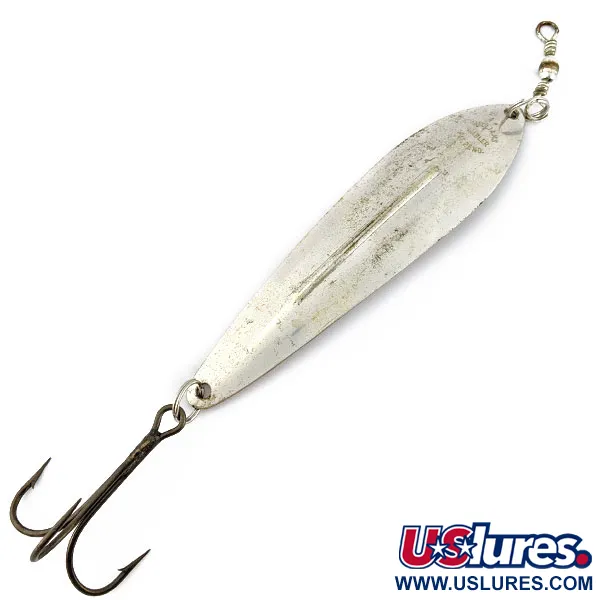 Vintage   Williams Whitefish C80, 1oz silver fishing spoon #19015