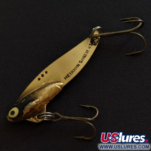 Vintage   Heddon Sonar 433, 1/2oz gold fishing #19017