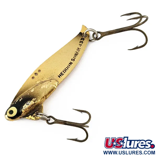 Vintage   Heddon Sonar 433, 1/2oz gold fishing #19017