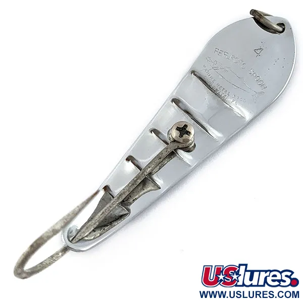 Vintage   Barracuda Reflecto Spoon #4, 3/5oz nickel fishing spoon #19037