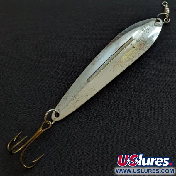 Vintage   Williams Whitefish C80, 1oz silver fishing spoon #19074
