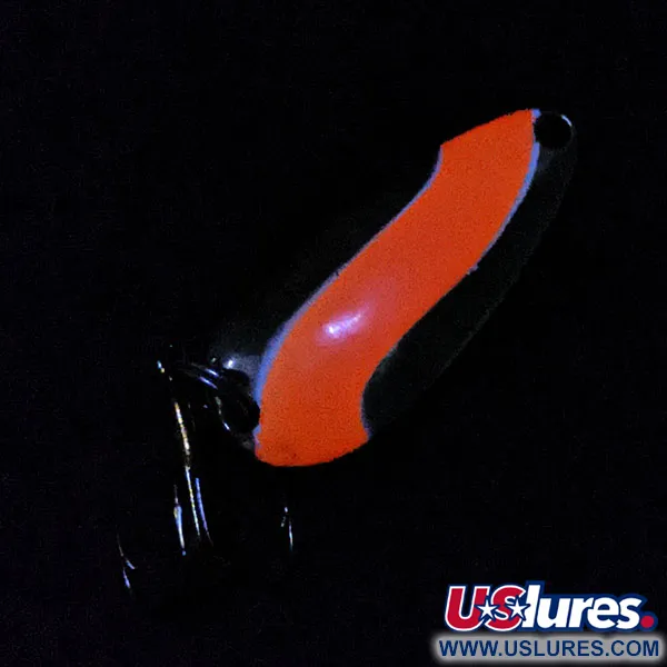 Vintage   Acme Wonderlure, 1/4oz gold/orange fishing spoon #19077