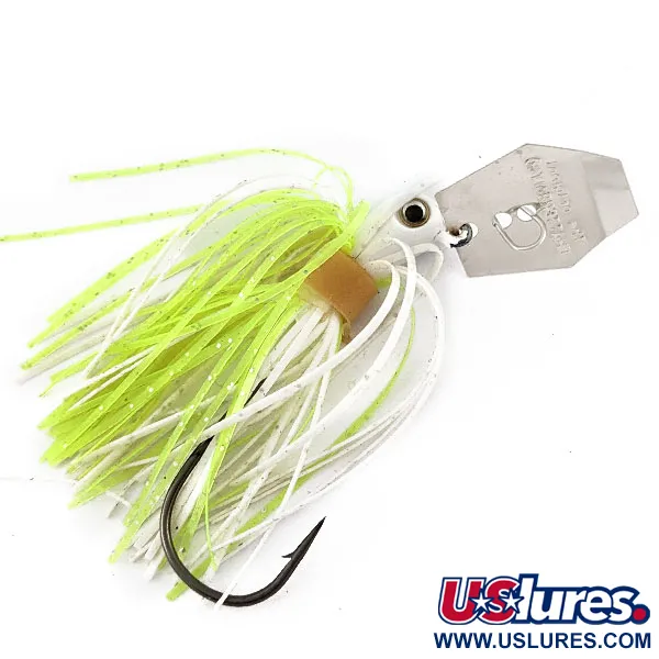 Vintage  Z-Man Z-man the Original ChatterBait, 1/4oz Chartreuse/White fishing #19088