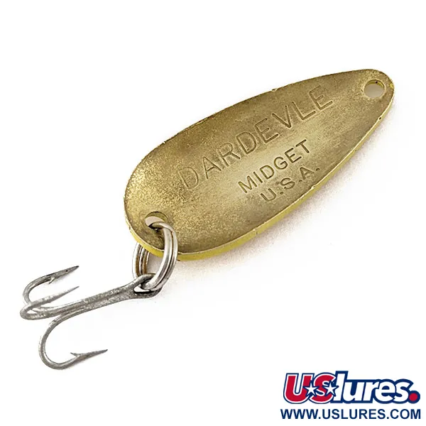 Vintage  Eppinger Dardevle Midget, 3/16oz Five of Diamonds fishing spoon #19092