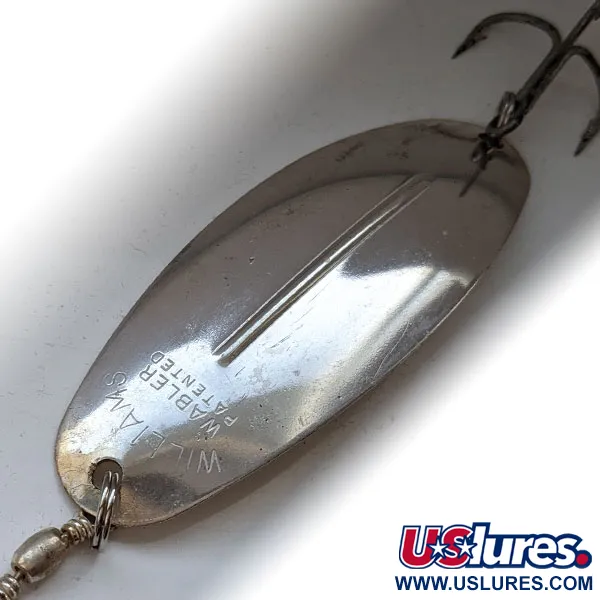 Vintage   Williams Wabler W70, 1oz silver fishing spoon #19103