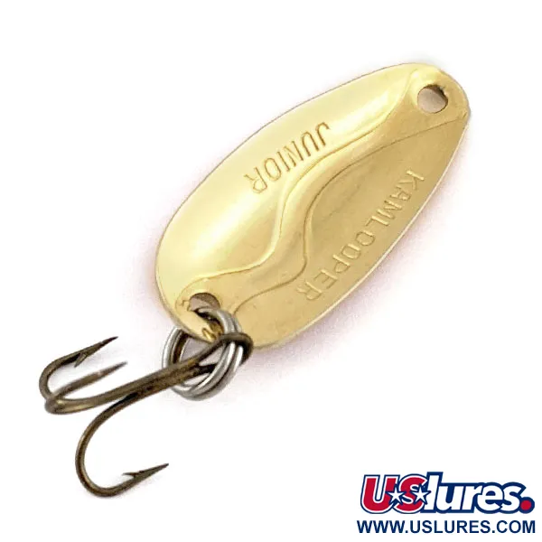 Vintage  Acme Kamlooper Spoon, 1/4oz red/gold/nickel fishing spoon #19114