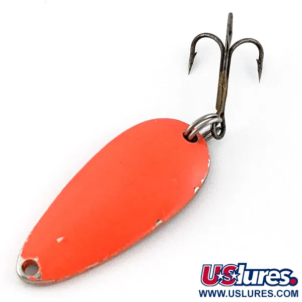 Vintage   Acme Wonderlure, 1/4oz nickel/red UV fishing spoon #19115