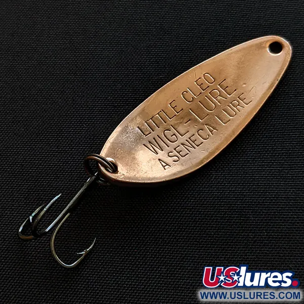 Vintage   Seneca Little Cleo, 1/4oz copper fishing spoon #19134