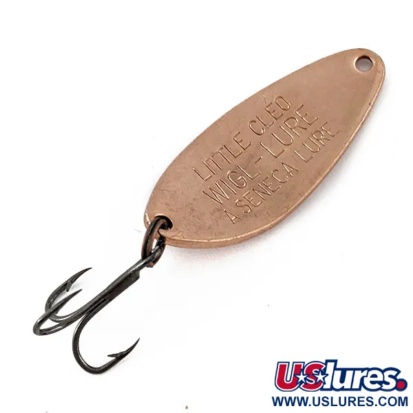 Vintage   Seneca Little Cleo, 1/4oz copper fishing spoon #19134