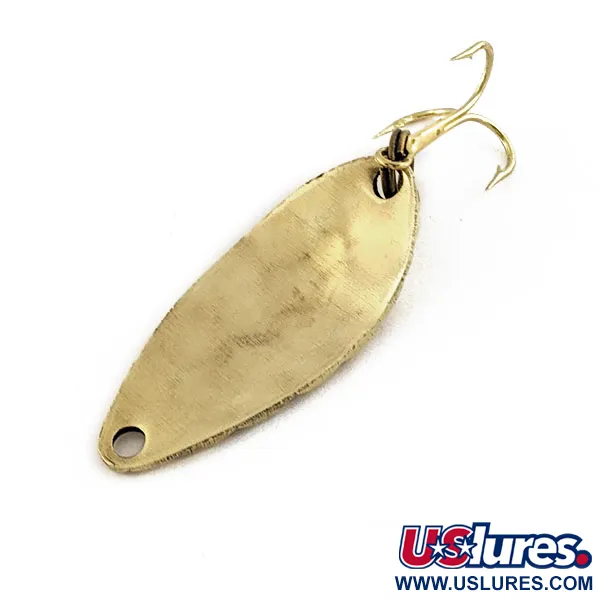 Vintage   Acme Little Cleo bubbles, 1/8oz gold fishing spoon #19141