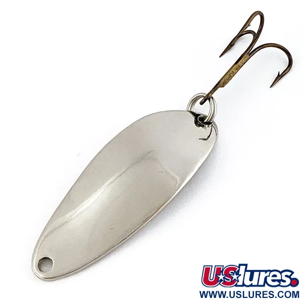 Vintage  Seneca Little Cleo (Hula Girl), 1/3oz nickel fishing spoon #19152