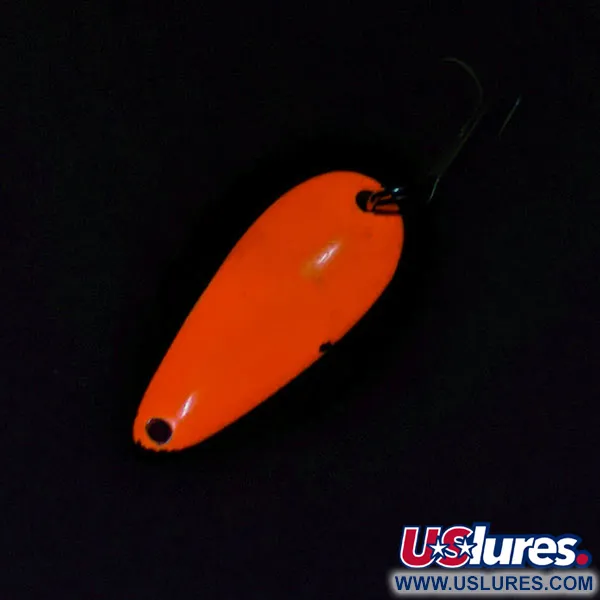 Vintage   Acme Wonderlure, 1/4oz gold/red UV fishing spoon #19176