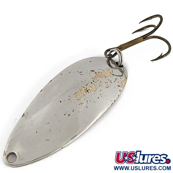 Vintage  Seneca Little Cleo (Hula Girl), 1/2oz nickel fishing spoon #19182