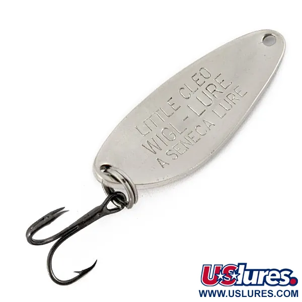 Vintage   Seneca Little Cleo, 1/4oz nickel fishing spoon #19208