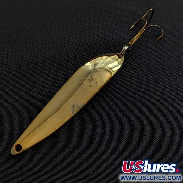 Vintage  Acme Fiord Spoon, 2/5oz gold fishing spoon #19224