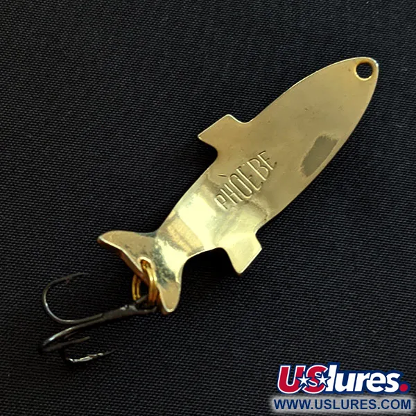 Vintage   Acme Phoebe, 1/4oz gold fishing spoon #19225