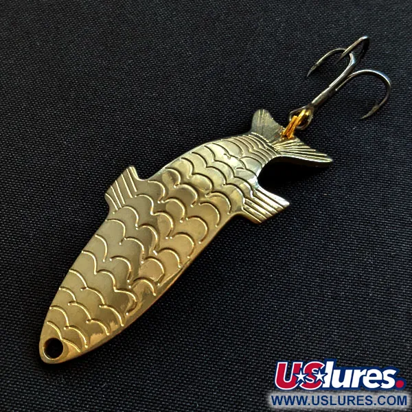 Vintage   Acme Phoebe, 1/4oz gold fishing spoon #19225
