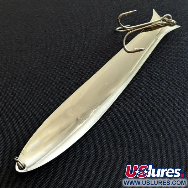 Vintage   Herter's Mooselake Wobbler, 2/5oz nickel fishing spoon #19233