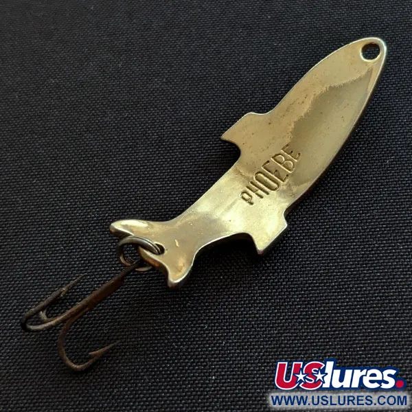 Vintage   Acme Phoebe, 1/8oz gold fishing spoon #19245