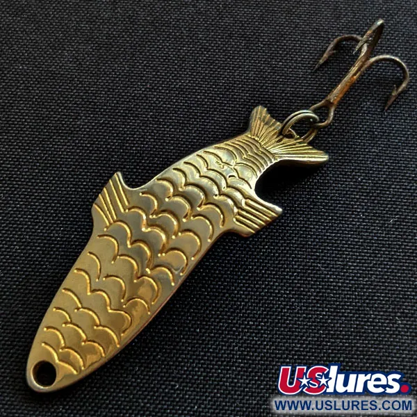 Vintage   Acme Phoebe, 1/8oz gold fishing spoon #19245