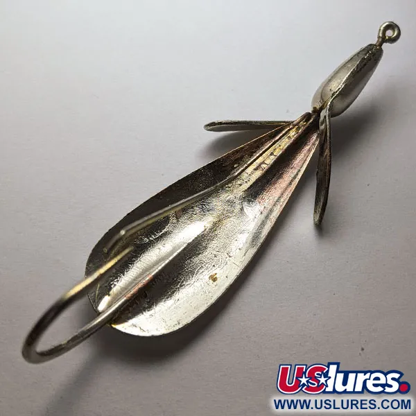 Vintage   Panther Martin Weed Wing, 2/5oz nickel fishing spoon #19249