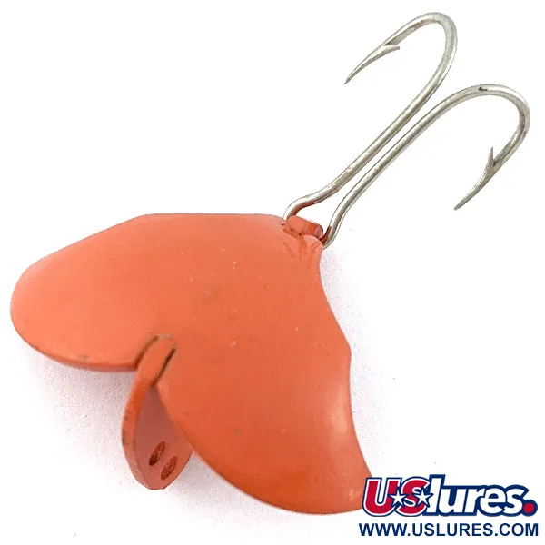 Vintage  Harrison Industries Baby Bat, 3/16oz orange fishing spoon #19256