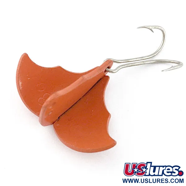 Vintage  Harrison Industries Baby Bat, 3/16oz orange fishing spoon #19256