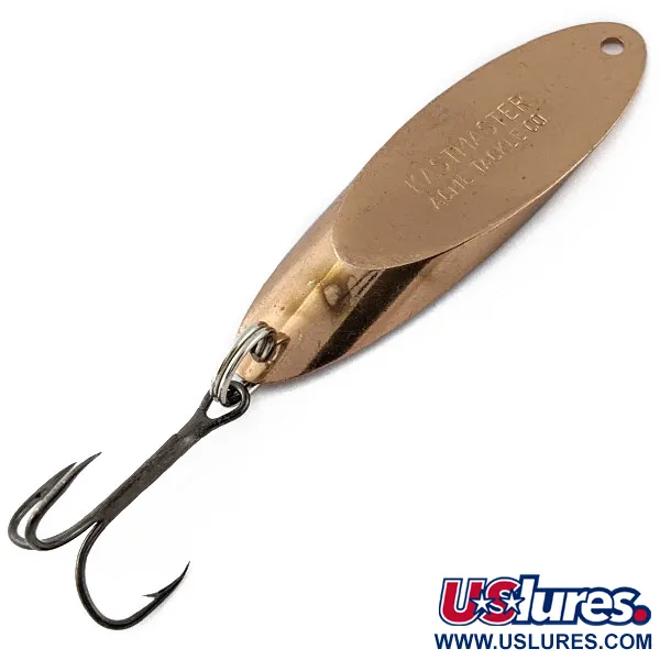 Vintage  Acme Kastmaster, 1oz copper fishing spoon #19266