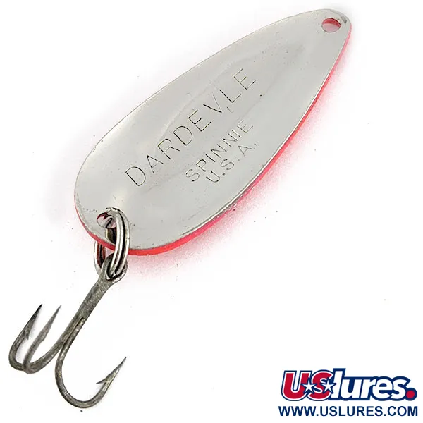 Vintage  Eppinger Dardevle Spinnie UV, 1/3oz Pink UV fishing spoon #19268