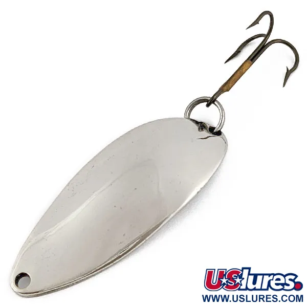 Vintage  Seneca Little Cleo (Hula Girl), 1/2oz nickel fishing spoon #19279