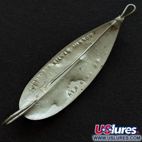 Vintage   Johnson Silver Minnow, 3/16oz silver fishing spoon #19280