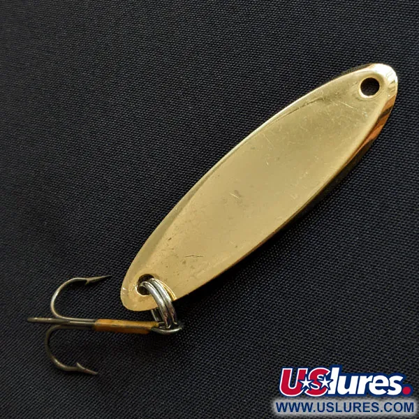 Vintage  Acme Kastmaster, 1/2oz gold fishing spoon #19285