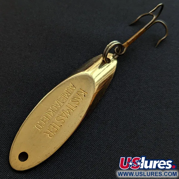 Vintage  Acme Kastmaster, 1/2oz gold fishing spoon #19285