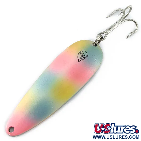 Vintage  Eppinger Rok’t Dardevle, 1 3/4oz Pearl fishing spoon #19292