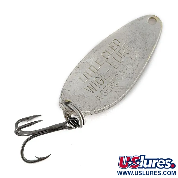 Vintage   Seneca Little Cleo, 1/4oz nickel fishing spoon #19329
