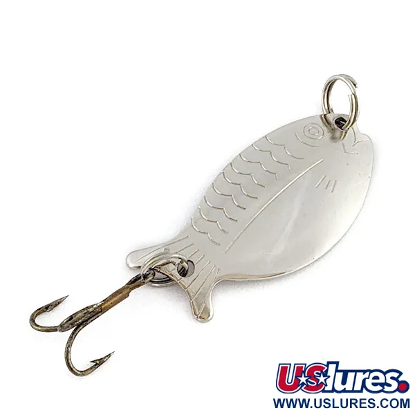Vintage   Ideal Products Mr Fish, 3/16oz nickel fishing spoon #19342